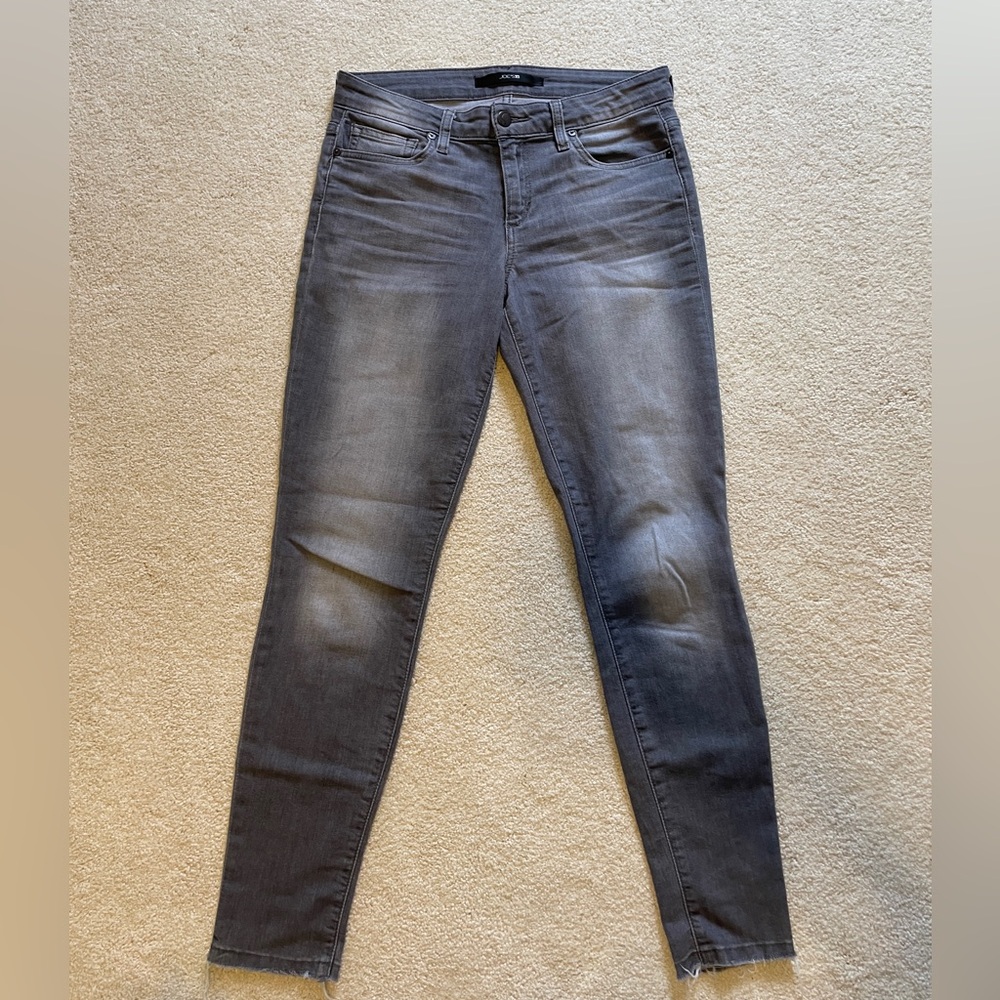Joe’s Jeans Skinny Ankle Gray Jeans, Size 27